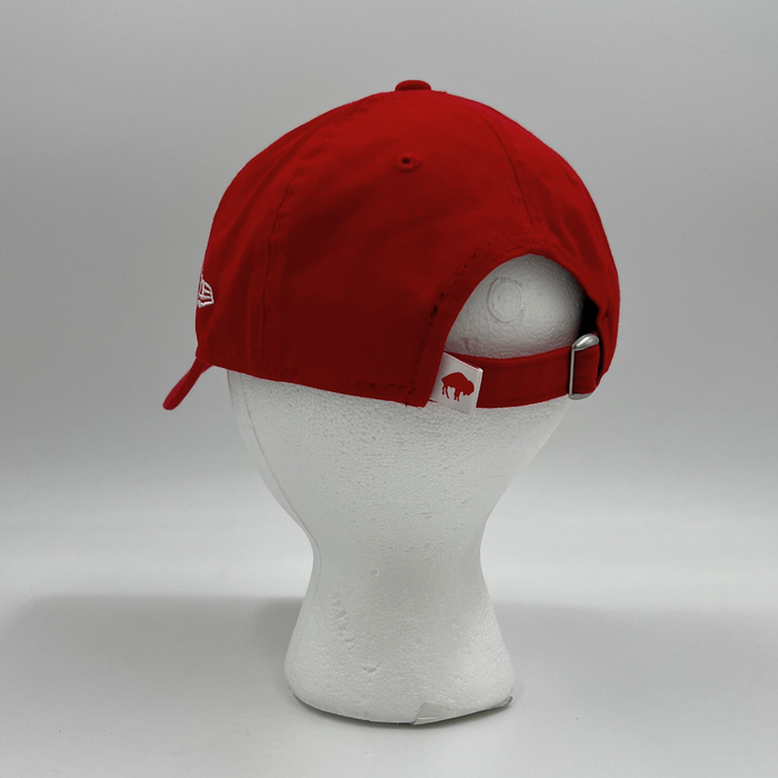 Youth New Era Bills 9TWENTY Retro Logo Red Adjustable Hat