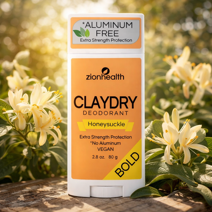 Zionhealth - BIO CLAYDRY DEODORANT - HONEYSUCKLE
